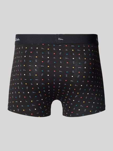 Paul Smith Trunks mit elastischem Logo-Bund im 3er-Pack Black 3