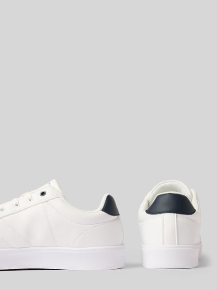 Tom Tailor Niskie sneakersy w skórzanym wyglądzie model 'IGNAZ' Biały 2