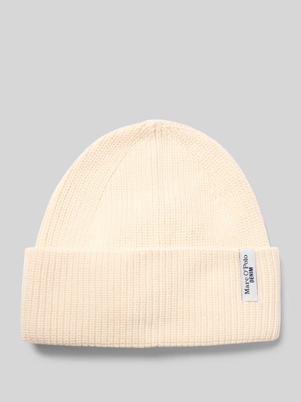 Marc O'Polo DENIM Mütze aus reiner Baumwolle Offwhite 1