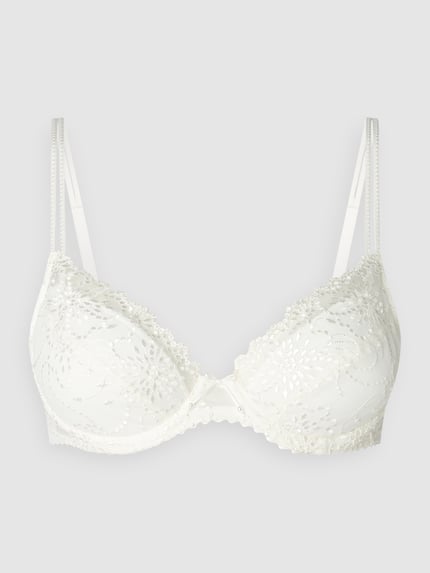 Marie Jo Biustonosz push up z obszyciem koronką model ‘Jane’ Złamany biały 2