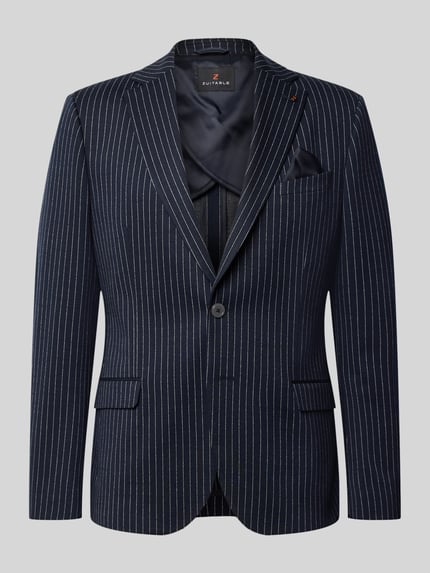 Slim Fit Sakko mit Brusttasche Modell 'Nick' Shop The Look MANNEQUINE