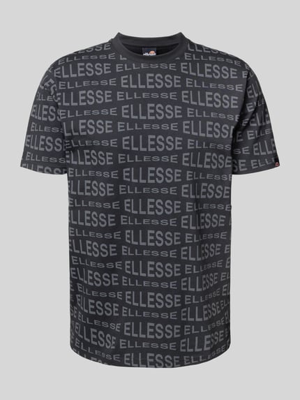 ellesse T-Shirt mit Label-Prints Modell 'DISTORTA' Black 2