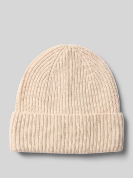 JACK & JONES Beanie aus Baumwoll-Kaschmir-Mix Modell 'COPENHAGEN' Offwhite 1