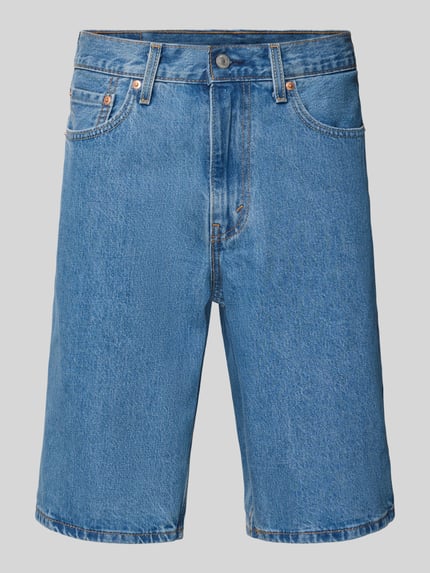 Loose Fit Jeansshorts aus reiner Baumwolle Modell '469' Shop The Look MANNEQUINE