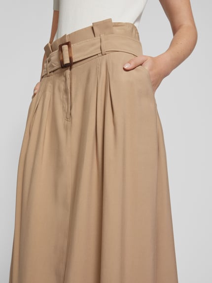 COMMA Midirok met bandplooien Camel - 3