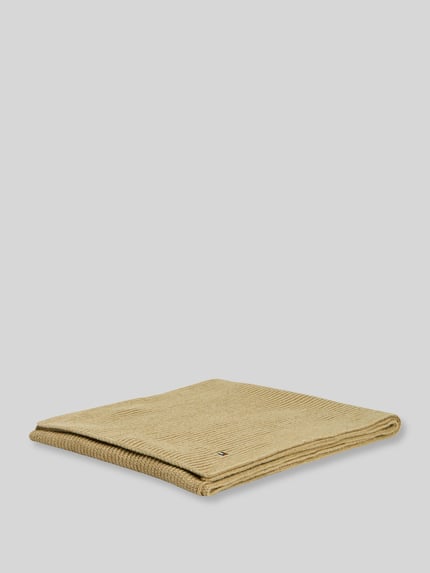 Tommy Hilfiger Schal mit Logo-Detail aus Kaschmir Camel 3