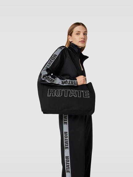ROTATE shopper met labelapplicatie Zwart - 1