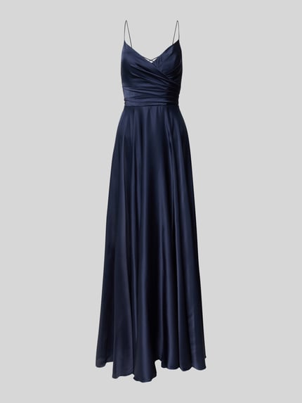 Hey Kyla Abendkleid mit rückseitiger Schnürung Dunkelblau 2