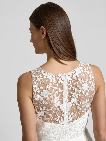 Laona Bruidsjurk met kant Offwhite - 6
