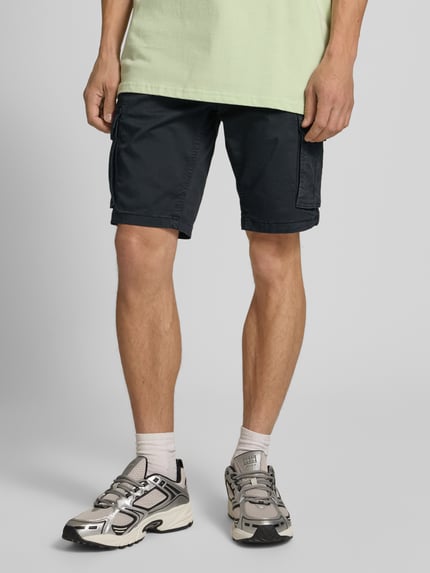 Blend Szorty o kroju regular fit z kieszeniami cargo Czarny 4