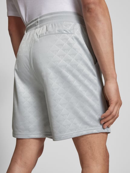 Sergio Tacchini Shorts mit Label-Stitching Modell 'NERO' Hellgrau 3