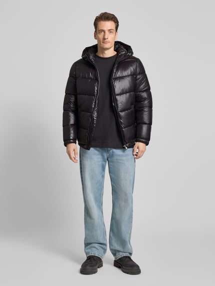 MCNEAL Puffer Jacket mit Reißverschluss und Eingrifftaschen Metallic Black 1