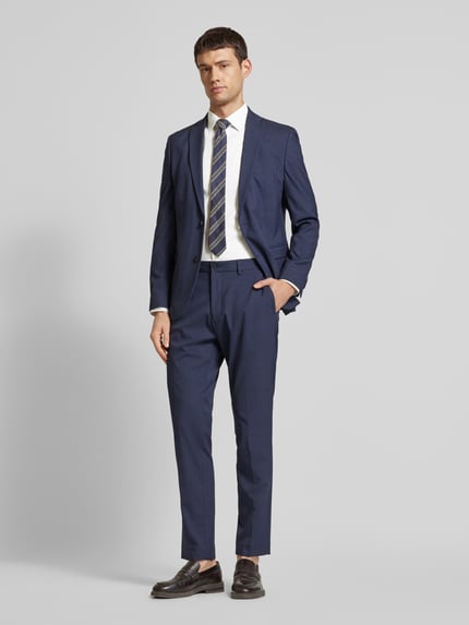 Jake*s Slim Fit Business-Hemd mit Kentkragen Ecru 1