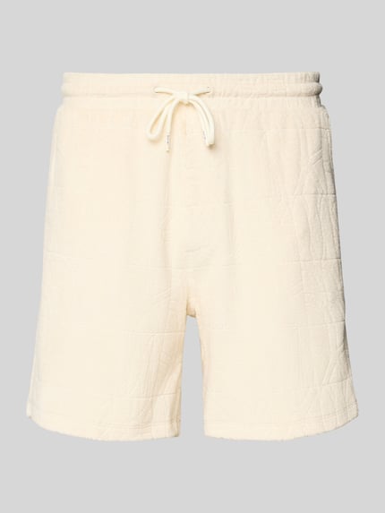 Shiwi Regular fit zwembroek met structuurmotief, model 'Tony' Offwhite - 1