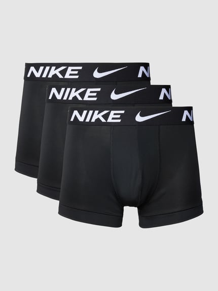 Nike Trunks mit elastischem Logo-Bund im 3er-Pack Black 1