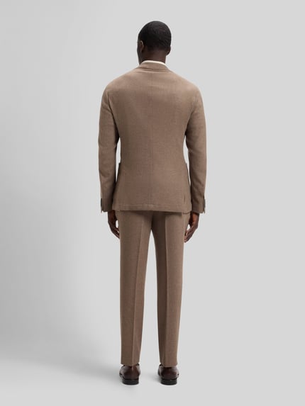 BOSS Marynarka w kroju slim fit z dodatkiem żywej wełny model 'P-Hanry-WG-264' Beżowy 5