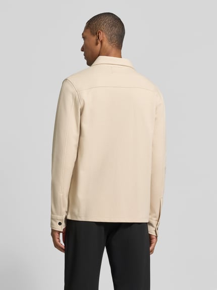 Selected Regular Fit Hemdjacke mit Brusttaschen Modell 'JACKIE' Ecru 5