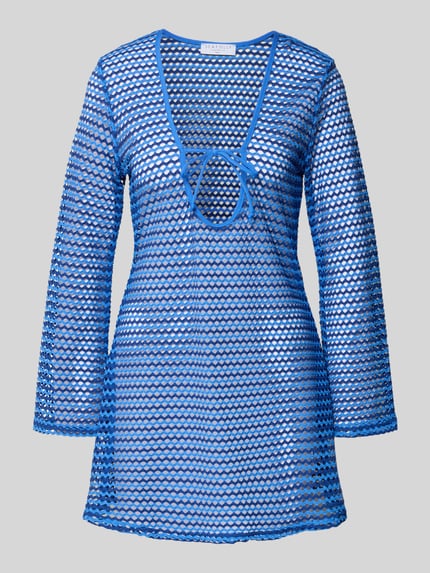 Seafolly Strandkleid mit tiefem Ausschnitt Blau 1