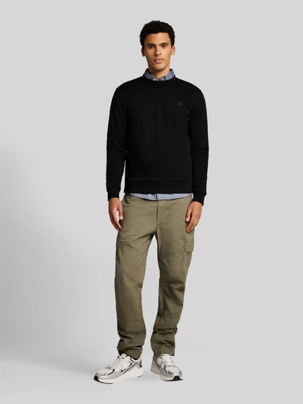 Tom Tailor Denim Regular Fit Sweatshirt aus Baumwoll-Mix Black 1