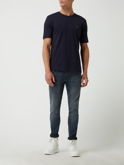 Fynch-Hatton T-Shirt mit Logo-Print Marine 1