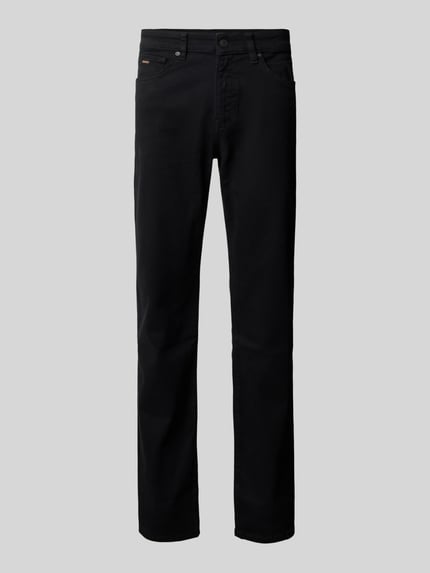 BOSS Orange Regular Fit Jeans mit Label-Detail Modell "Re.Maine" Black 2