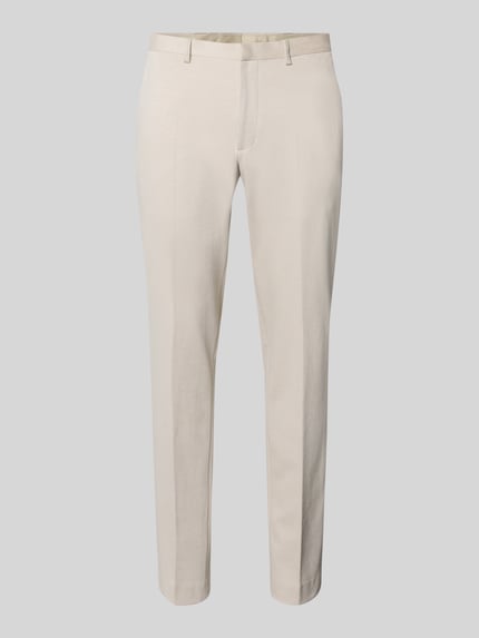 Slim Fit Hose aus Viskose-Mix Modell 'Harold' Shop The Look MANNEQUINE