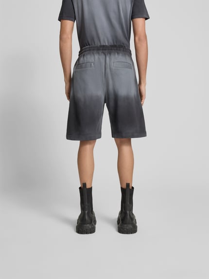 Diesel Sweatshorts met elastische band Zwart - 5