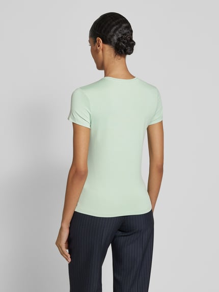 Christian Berg Woman T-shirt z okrągłym dekoltem Limonkowy 5