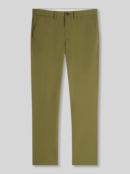 Tommy Hilfiger Spodnie w kroju slim fit model 'BLEECKER' Khaki 2