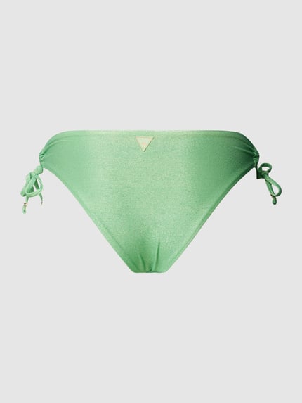 GUESS Bikinihose mit seitlicher Schnürung Hellgruen 3