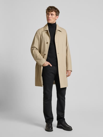 BOSS Mantel mit Leistentaschen Modell 'Clark' Beige 1