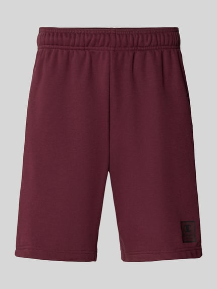 Champion Sweatshorts mit Logo-Print Modell 'TAPE' Bordeaux 2