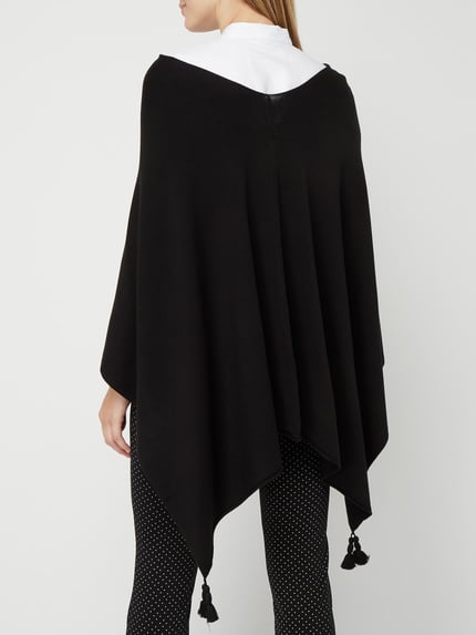 COMMA Poncho mit Zierquasten Black 5