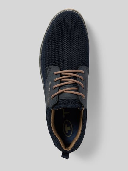 Tom Tailor Low Top Sneaker mit Lederoptik-Details Modell 'DYLAN' Marine 3