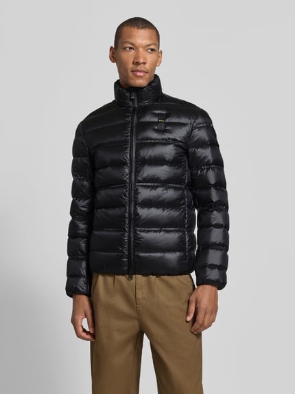 Blauer USA Regular Fit Steppjacke mit Stehkragen Modell 'BELMONT' Black 4