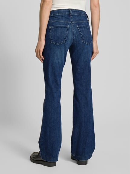MAC Bootcut jeans met labeldetail, model 'DREAM' Blauw - 5