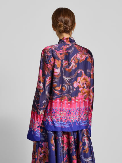 miss goodlife Regular Fit Bluse mit Schleifen-Detail Marine 5