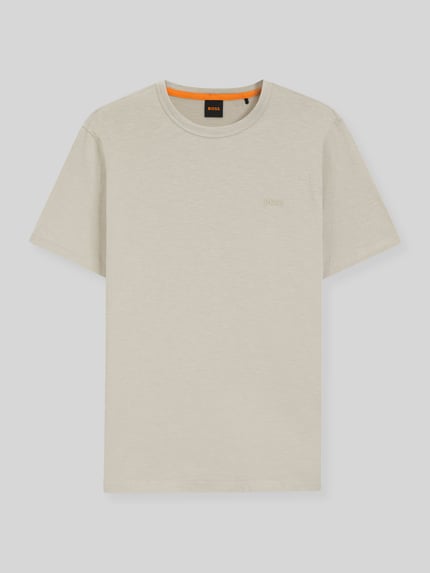 BOSS Orange Regular Fit T-Shirt aus reiner Baumwolle Modell 'TEGOOD' Beige 2