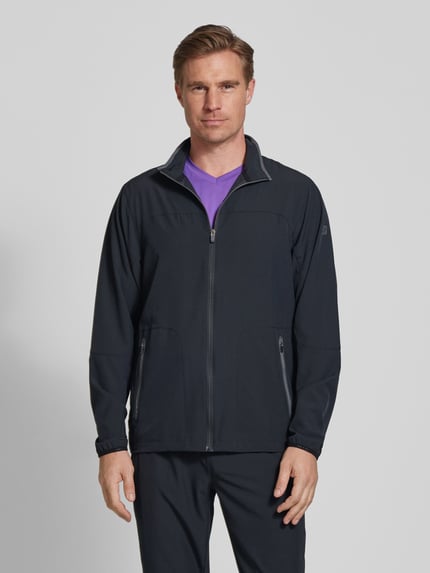 JOY Sweatjacke mit Reißverschluss Modell 'MASSIMO' Black 4