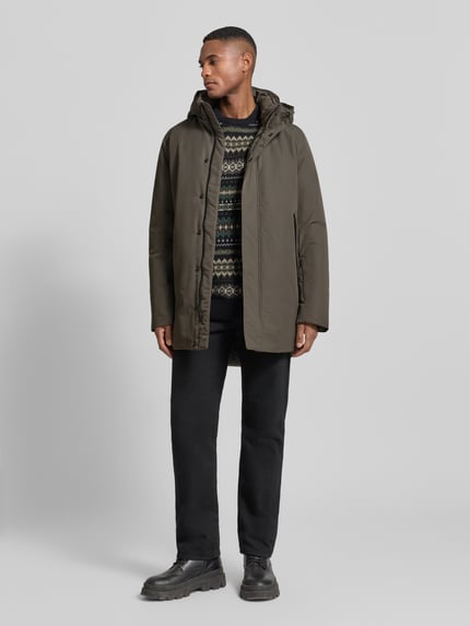 ECOALF Jack met capuchon Lichtgrijs - 1