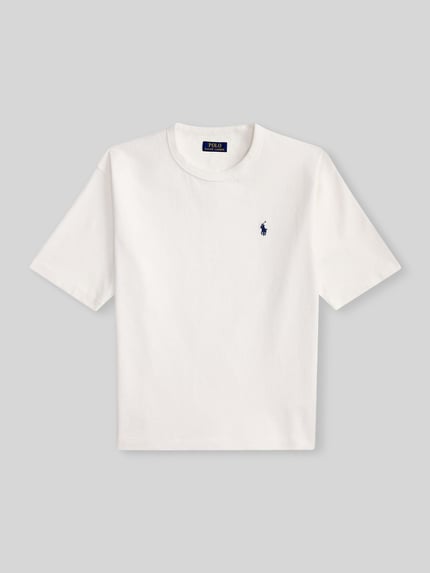 Polo Ralph Lauren Regular Fit T-Shirt aus reiner Baumwolle Weiss 2