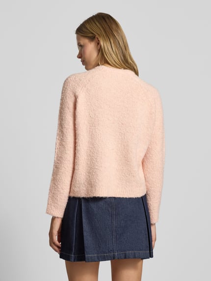 ONLY Regular fit gebreide pullover met wol model 'CIROLA' Roze - 5