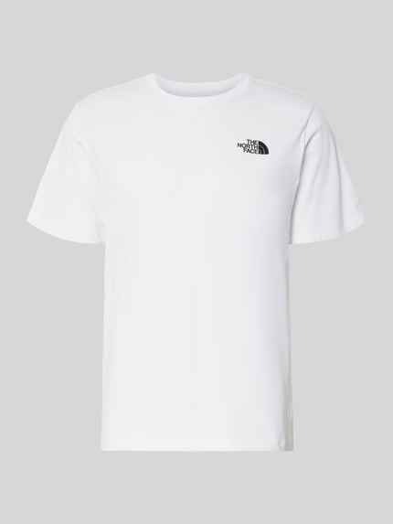 T-Shirt mit Logo und Rundhalsausschnitt Shop The Look MANNEQUINE