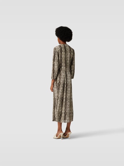BAUM & PFERDGARTEN Maxikleid mit Seide-Anteil GELB 5