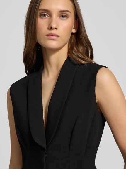 Bardot Cocktailkleid mit V-Ausschnitt Modell 'DESTENE HOURGLASS' Black 3