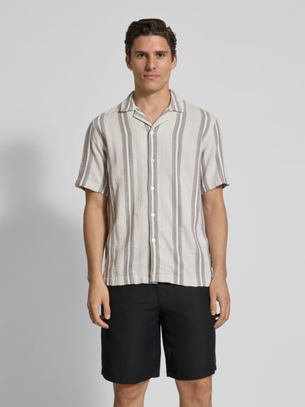 Tom Tailor Denim Relaxed Fit Freizeithemd aus reiner Baumwolle Graphit 4