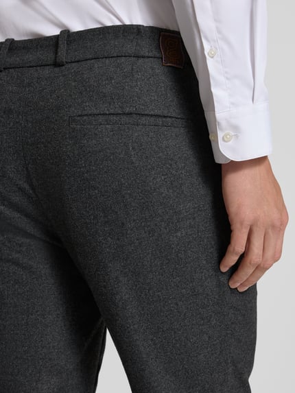g1920 Stoffhose mit Gesäßtaschen Modell 'Livio' Anthrazit 3