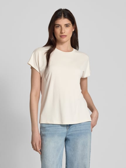 Jake*s Collection T-Shirt mit Rundhalsausschnitt Ecru 4