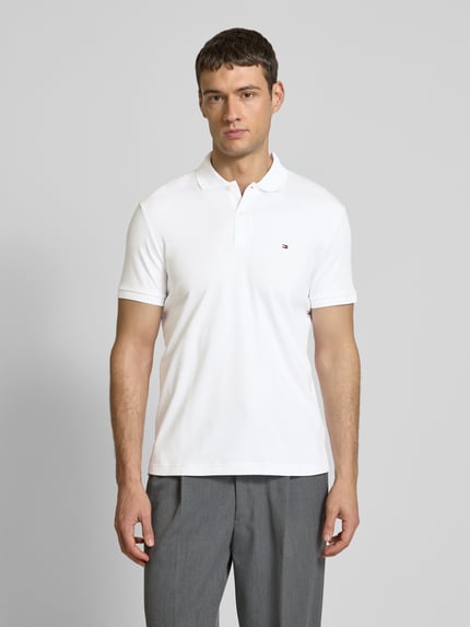 Tommy Hilfiger Koszulka polo o kroju regular fit z wyhaftowanym logo Biały 4