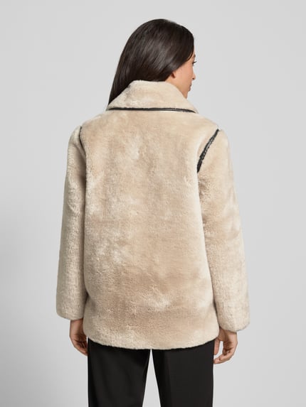 GUIDO MARIA KRETSCHMER WOMAN Jacke aus Kunstfell Modell 'Fina' Beige 5